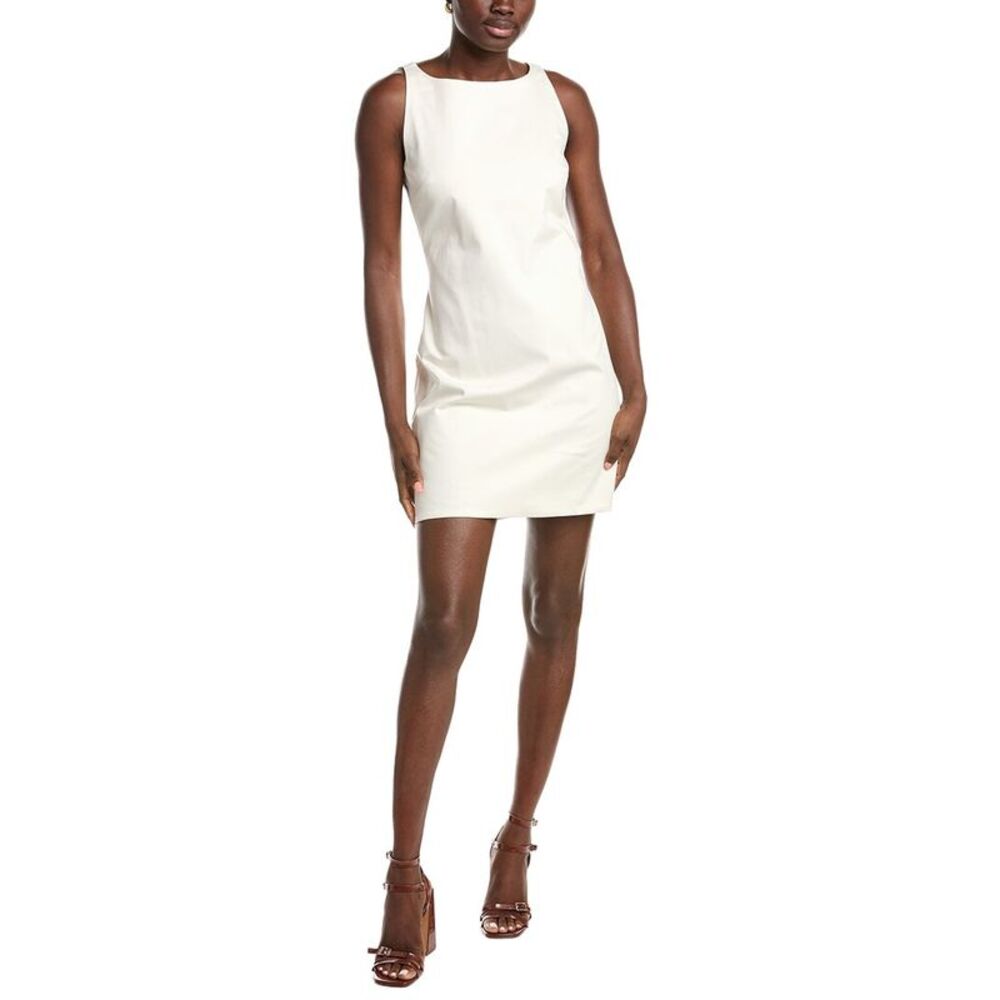 Maje Womens  Open Back A-Line Dress, White
